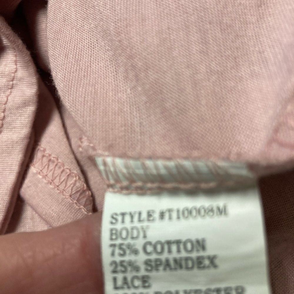 STEM & VINE women’s top size large, lace,peach - Picture 11 of 15